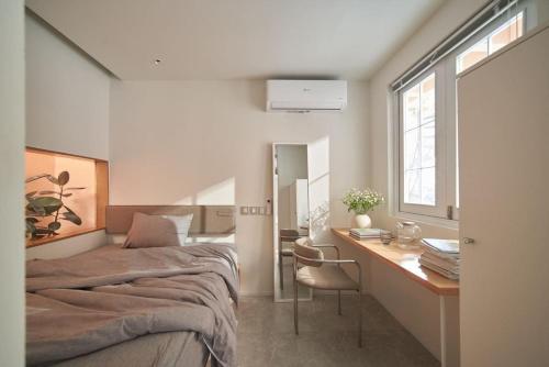 1 double bed