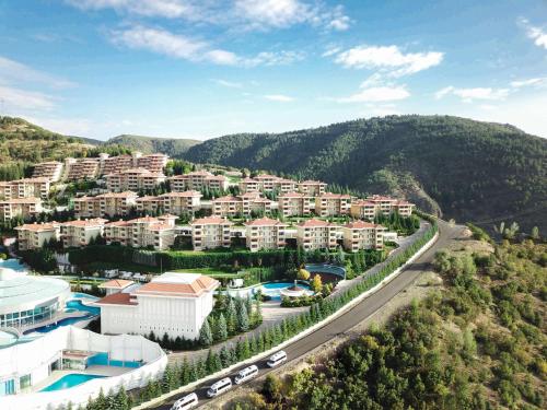 Viesnīcas āriene, Eliz Hotel Convention Center Thermal Spa & Wellnes in Kızılcahamam