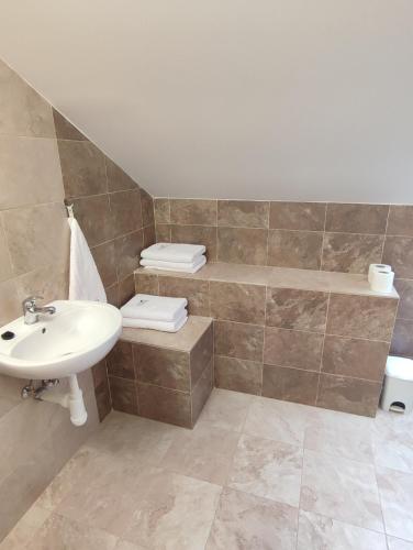 Fürdőszoba, apartmány U tety Hedy (apartmany U tety Hedy) in Stárkov
