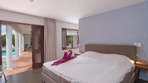 Stunning Curacao villa with Pacman shaped pool - steps to Coral Estates beach