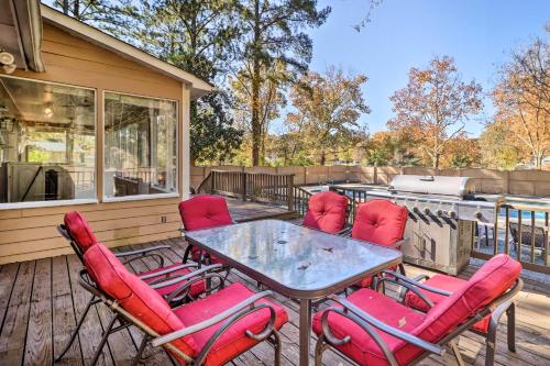 Lakefront Macon Home with Pool, Dock and Fire Pit!