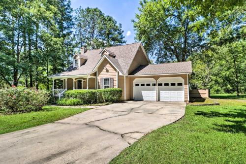 Lakefront Macon Home with Pool, Dock and Fire Pit!