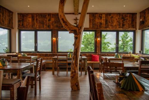 Étterem, Gasthof Appartements Gamskar in Gamskarkogel