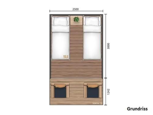2 twin beds