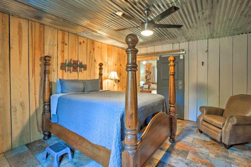 Summerville Cabin with Private Creek and Blue Hole!