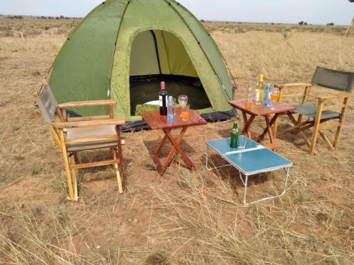 Išorė, Amanya Double Pitch Tent with Mt Kilimanjaro View in Amboseli