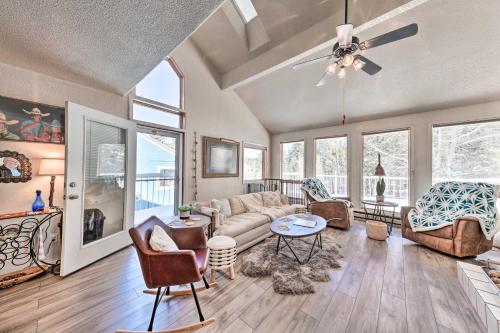 . Bright Cloudcroft Condo with Game Room and Deck!