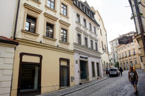 Unterkunft von außen, Hostel Eleven in Brünn