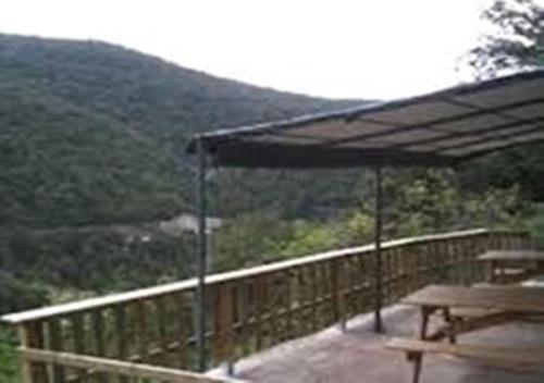 陽台/露台, 麥克唐納德休閒度假屋酒店 (Auberge de Jeunesse Chez Mc Donald) in 澤瓦科