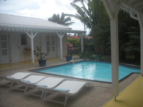 Pool, Habitation de l'Anse Mancenillier in Saint Francois