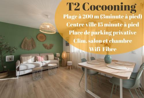 Le Med - Apartment T2 Confort - Proche plage - Clim - Parking privé - Location saisonnière - La Ciotat