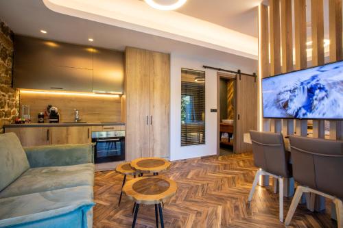 주방, Adryades luxury apartments in 멧소보