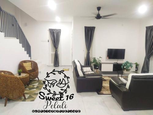 Sweet 16 Pelali Homestay Pengerang (Wifi/Netflix) in Pengerang