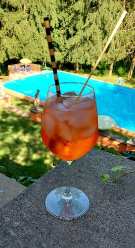 Swimming pool, Bed and Breakfast Monticelli in Capranica