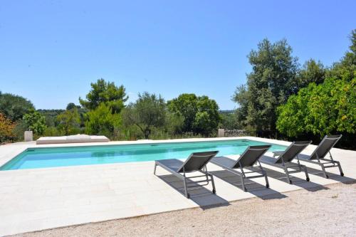 Swimming pool, Trulli Estate in Puglia with Panoramic Pool in Montalbano