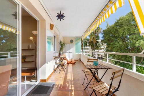 Balkon/Terrasse, Benalmadena with seasonal pool & parking near the beach in Arroyo de La Miel