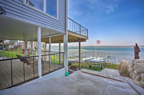 . Waterfront Albion Home with Game Room and Deck!