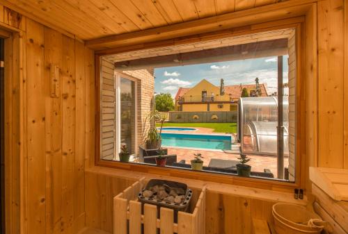 Sauna, Csónak Vendégház (Csonak Vendeghaz) in Dávod