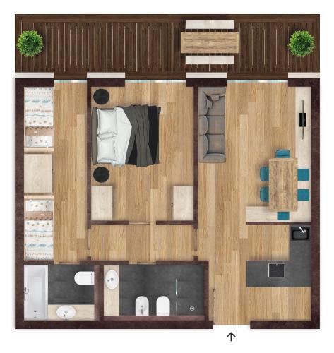 Two-Bedroom Apartment