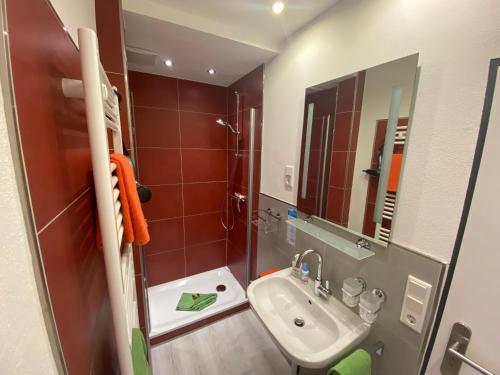 Bathroom, Astrid's Pension in Altastenberg