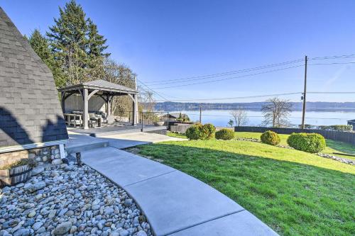 Puget Sound Cabin with Hot Tub and Water Views!