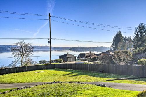 Puget Sound Cabin with Hot Tub and Water Views!