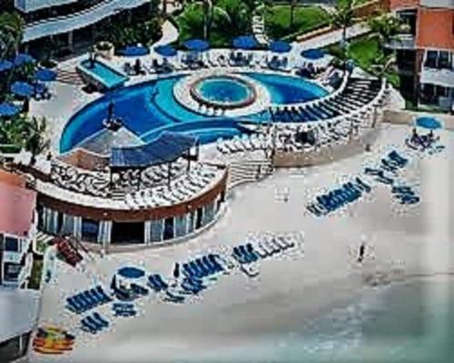 Beachfront Condo, Incredible Balcony View @ Fishermens Playacar 1 in Playa del Carmen, Mexico