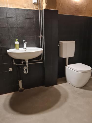 ห้องน้ำ, Kleines Fachwerkhaus im Herzen von Lemgo fur Individualisten in เลมโก