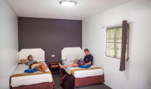 Room in Guest room - Asia Blue - Beach Hostel Hacienda - Budget Double Room