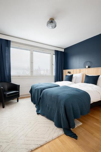 2 Bedroom apartment with free parking and airconditioning in Kuopio