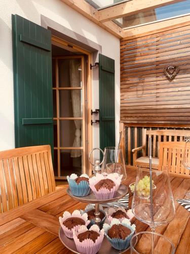 شرفة/ تراس, Kellerstöckl Weinblick I und II (Kellerstockl Weinblick I und II) in Eisenberg