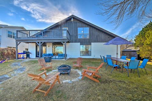 Chic Lakefront Granbury Getaway with Private Dock!