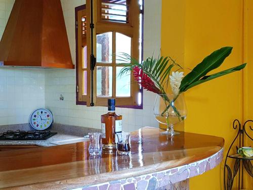 кухня, Maison confortable avec piscine privée à Capesterre-Belle-Eau. (Maison confortable avec piscine privee a Capesterre-Belle-Eau.) in Capesterre-Belle-Eau