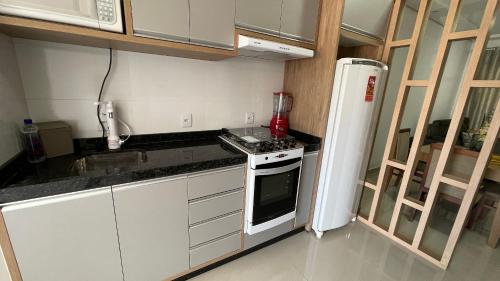 ห้องครัว, Sua casa em Foz do Iguaçu. Apartamento na Vila A. (Sua casa em Foz do Iguacu. Apartamento na Vila A.) in วีลา เอ