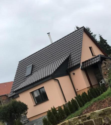 Viesnīcas āriene, Ferienhaus Unstrutblick in Kaiserpfalz