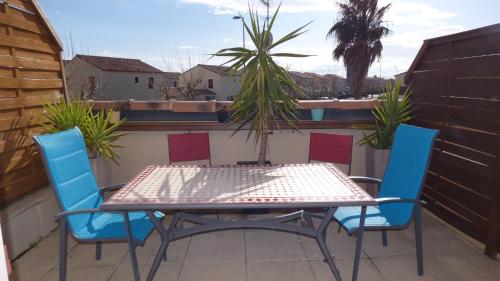 Grandes Bleues, Appartement T3 duplex, piscine, Narbonne Plage