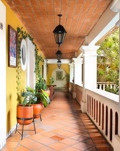 Exterior view, Parador del Dominico in Oaxaca