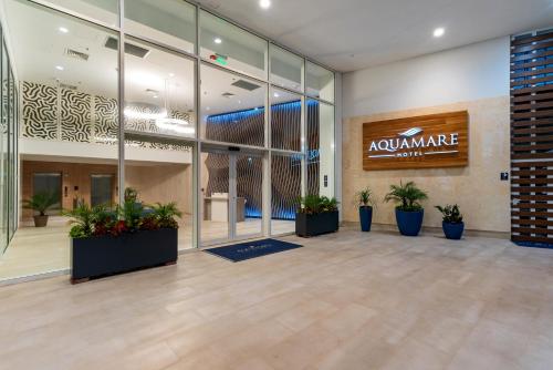 Entrance, Aquamare Hotel in San Andres Island