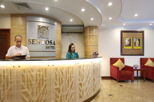 Vestibule, Hotel Sentosa in Kuala Belait