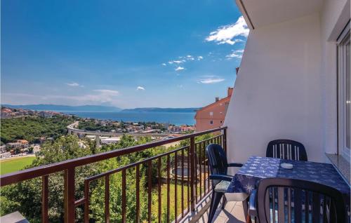 Awesome Apartment In Crikvenica With House Sea View
