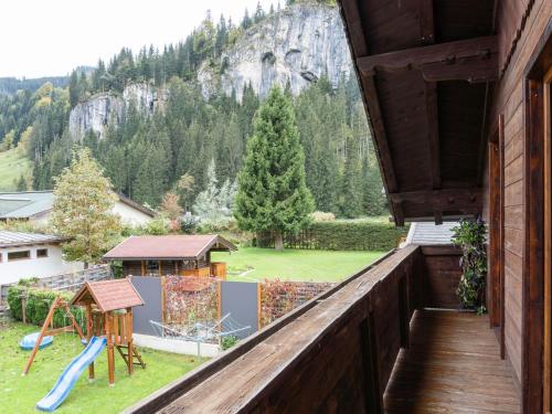 Balkon/terasa, Chalet in Kleinarl near Ski Amade Slopes in Mitterkleinarl