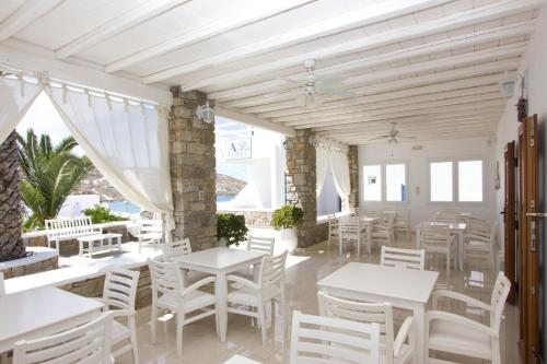 مطعم, Anixi Hotel Mykonos in اورنوس