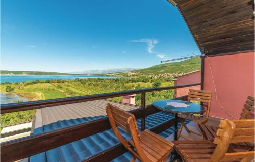  Two-Bedroom Apartment Gornji Karin with Sea View 01 in Gornji Karin