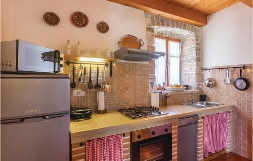 virtuve, Cozy Home In Regulici in Pamici