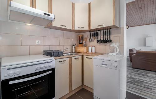 Kitchen, 3 Bedroom Lovely Apartment In Novi Vinodolski in Donji Zagon