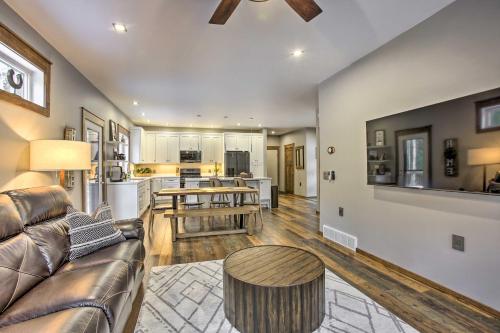 Modern-Chic Interlochen Home with Deck and Game Room! Modern-Chic Interlochen Home with Deck and Game Room!
