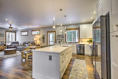 Modern-Chic Interlochen Home with Deck and Game Room! Modern-Chic Interlochen Home with Deck and Game Room!
