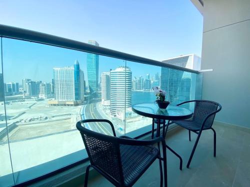 High end Studio with full Burj Khalifa views