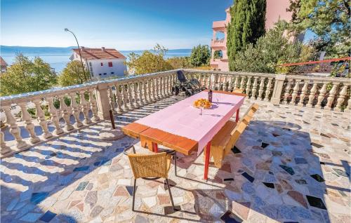 Beautiful Apartment In Novi Vinodolski With Wifi
