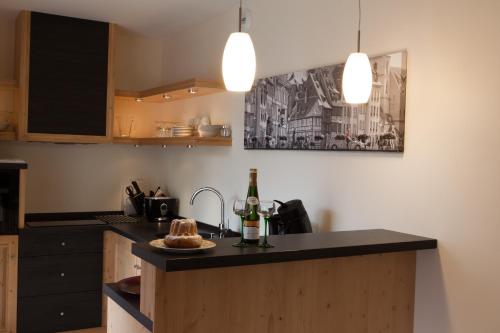 廚房, Appart'hôtels La Maison du Tigre (Appart'hotels La Maison du Tigre) in 斯蒂澤姆奧方內姆